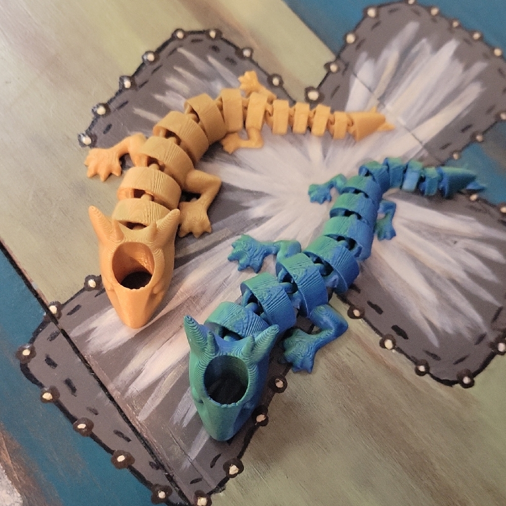 3D Dragon Straw Topper
